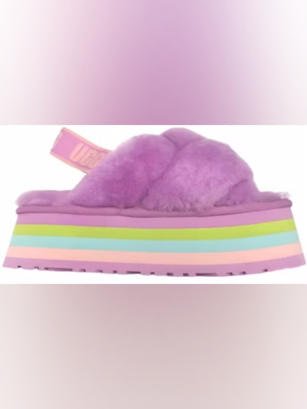 UGG Disco Knot Slide 'Pink Lavender' Slides Size 11 New MSRP $130